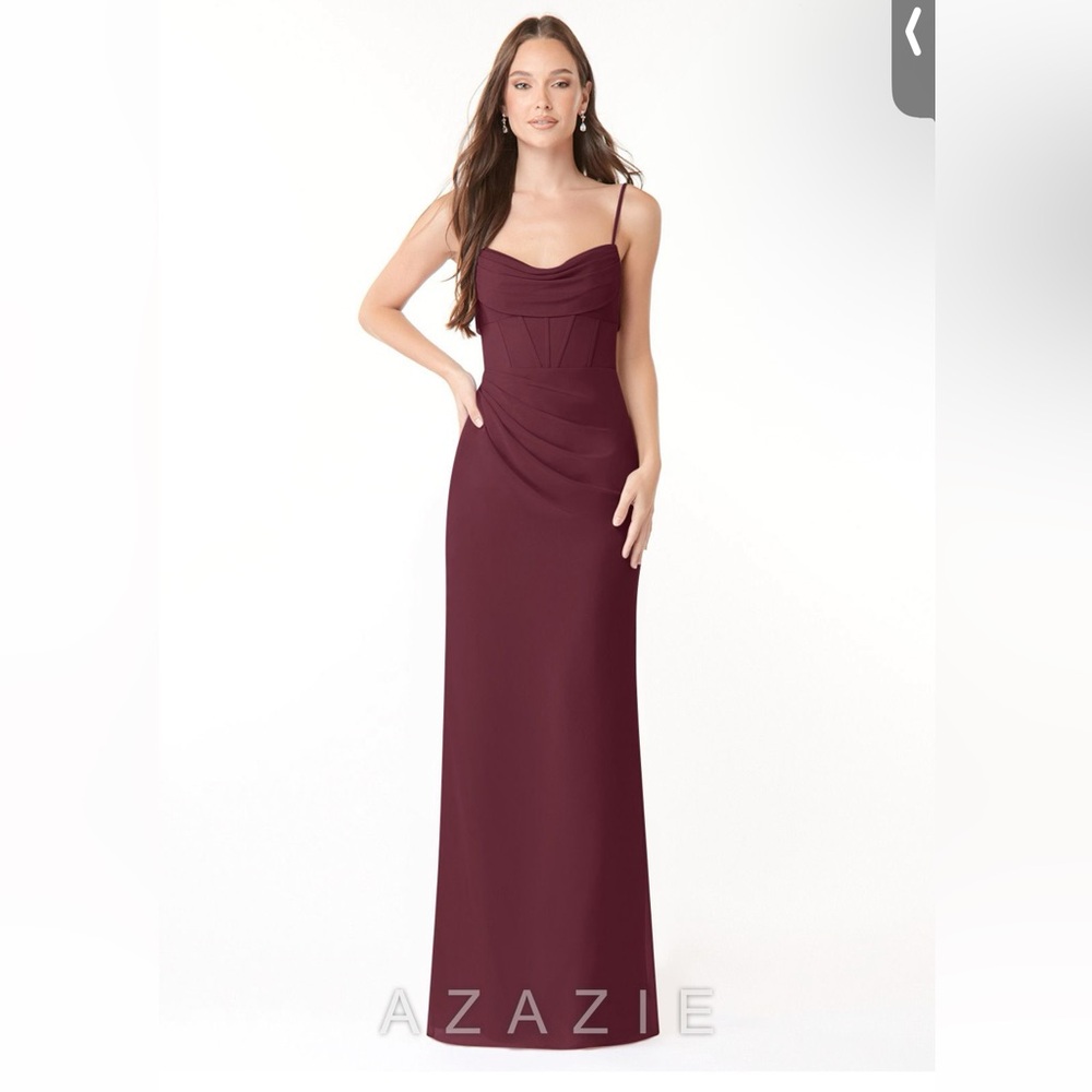 Azazie Mai Cabernet Dress